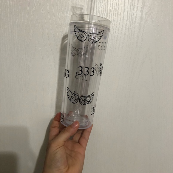 Angel numbers & angel wings tumbler - Picture 3 of 3